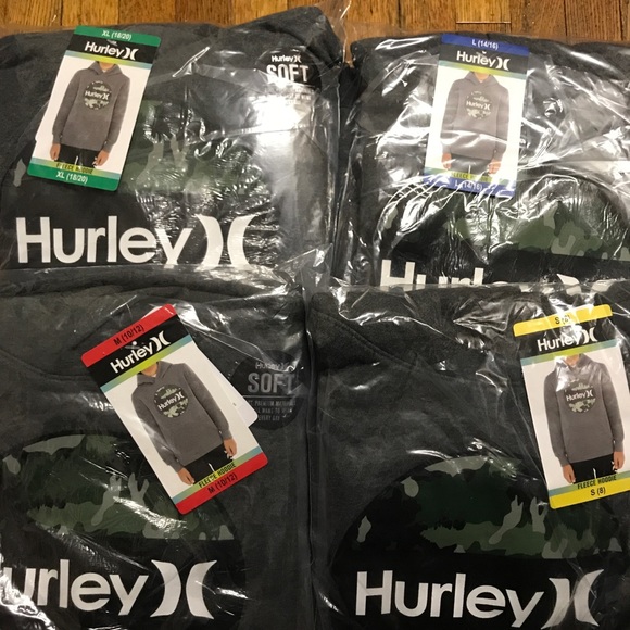 NWT Hurley Boys Fleeced Hoodie and Jogger - Picture 13 of 15